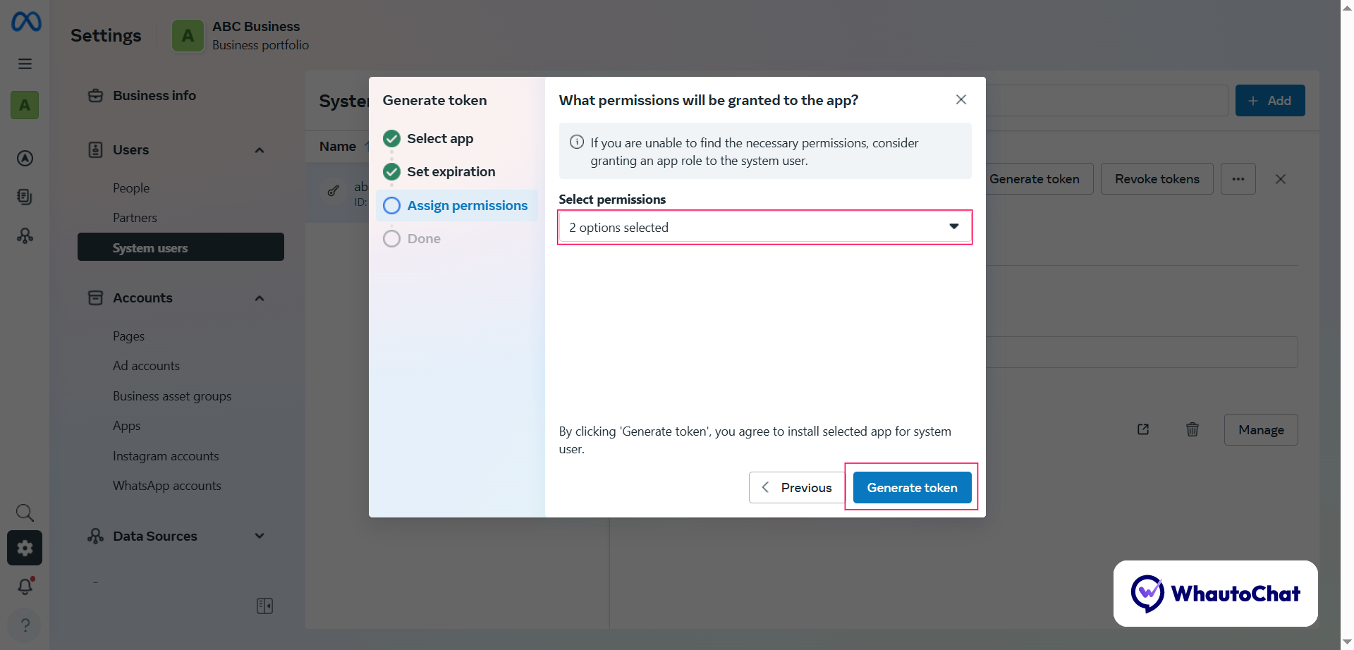 App Token Permissions