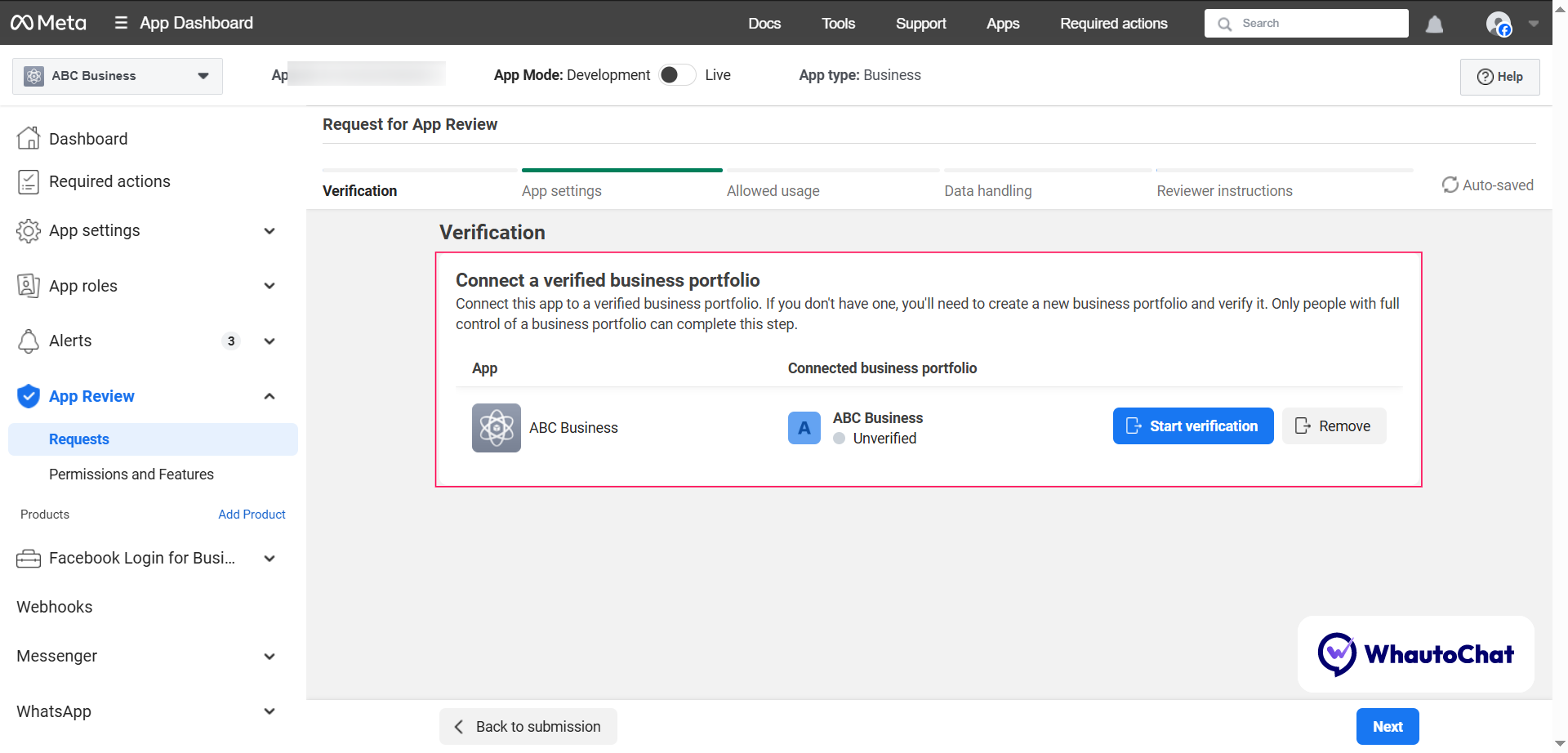 Business Verification