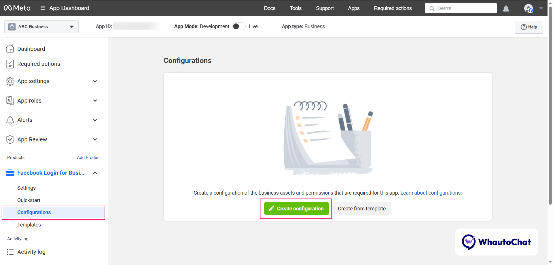 Create Configuration