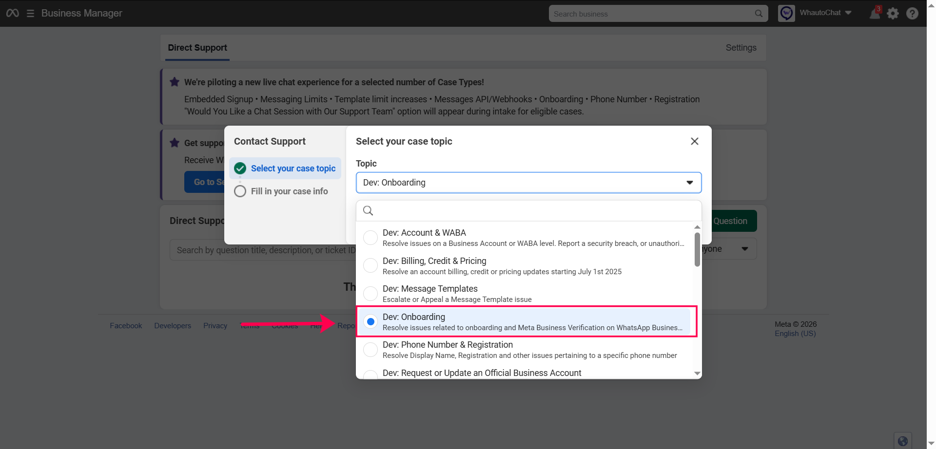 Select Case Topic